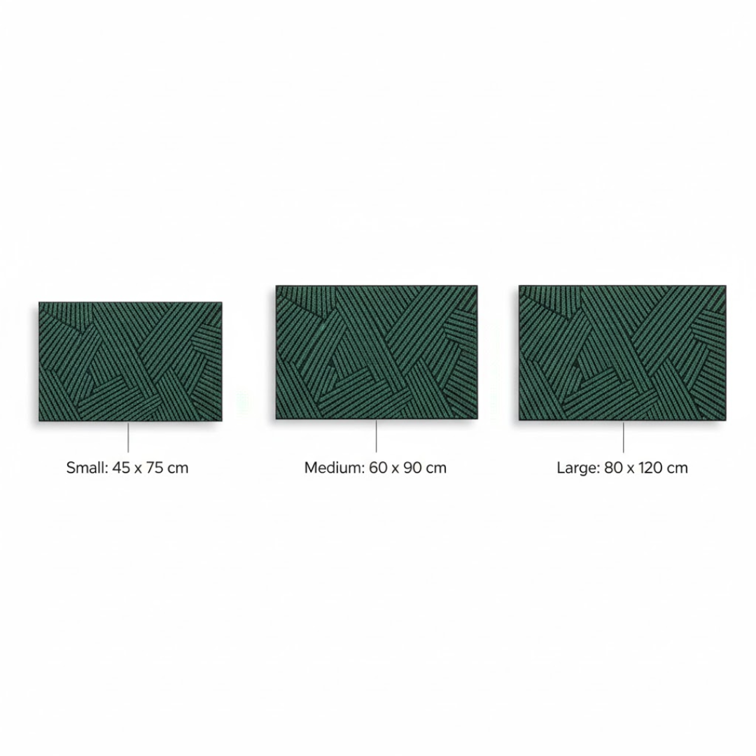 CleanStep | Dauerhaft Rutschfest Sandfänger Fußmatte Decorique.de