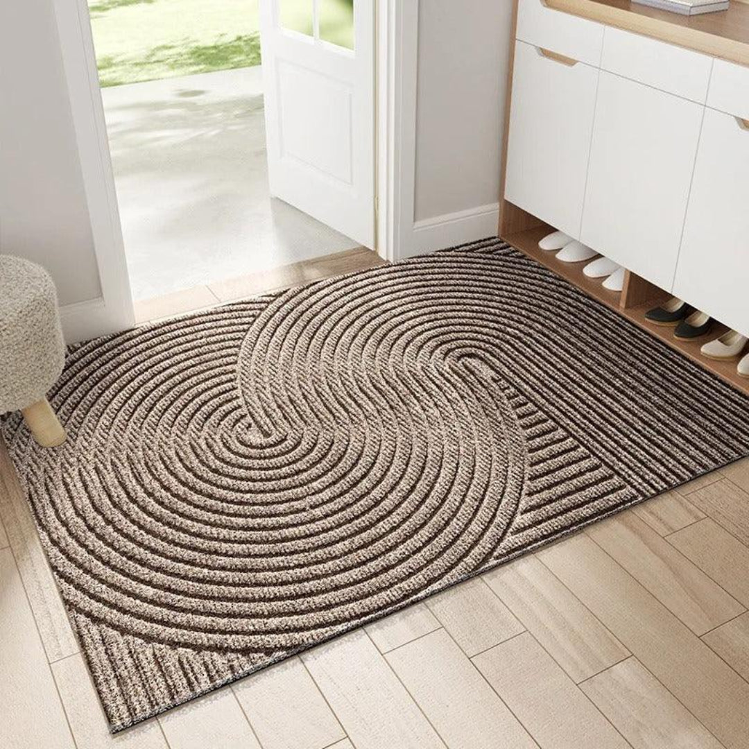 CleanStep | Dauerhaft Rutschfest Sandfänger Fußmatte Khaki Decorique.de