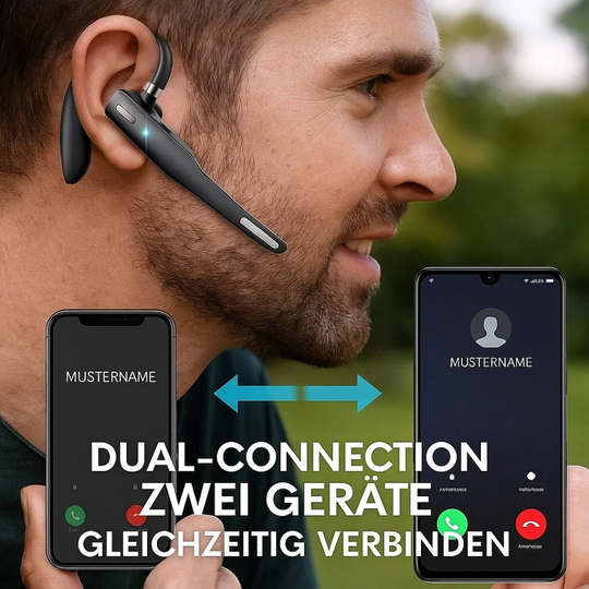 ClearCom | Kabelloses Trucker-Bluetooth-5.1-Ohrhörer-Headset Decorique.de