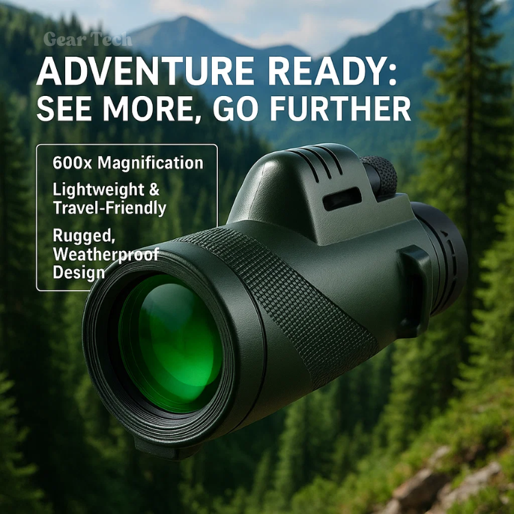 ClearSight | 600x Ultra-Zoom Monokular – Leicht, Kompakt & Wetterfest Decorique.de