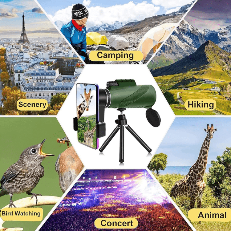 ClearSight | 600x Ultra-Zoom Monokular – Leicht, Kompakt & Wetterfest Decorique.de