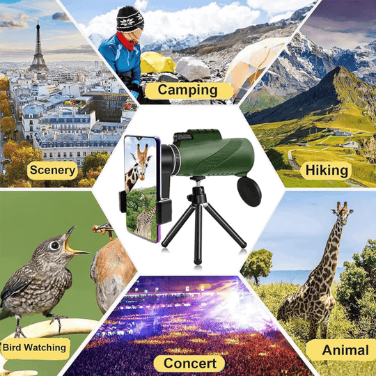 ClearSight | 600x Ultra-Zoom Monokular – Leicht, Kompakt & Wetterfest Decorique.de