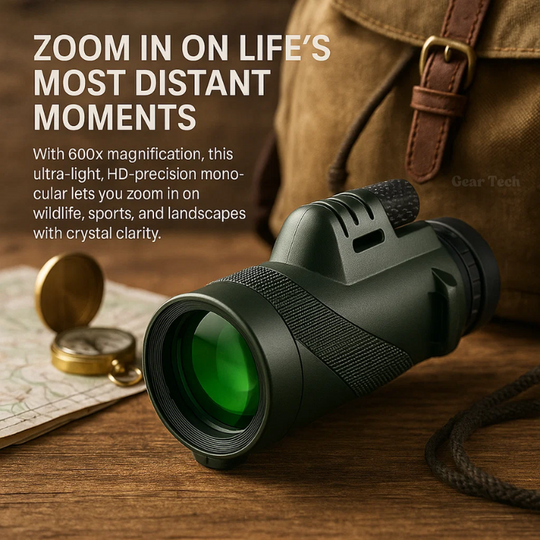 ClearSight | 600x Ultra-Zoom Monokular – Leicht, Kompakt & Wetterfest Decorique.de