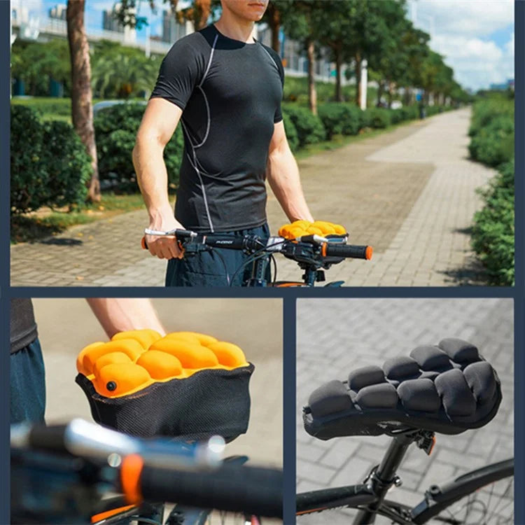 CloudRide | Aufblasbarer Fahrradsattelbezug mit Luftpolster & Stoßdämpfung Decorique.de