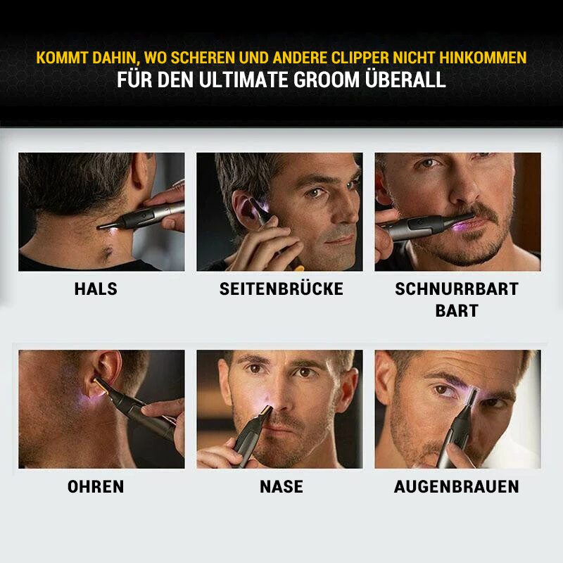 DetailTrim | Nasen- & Barttrimmer – Schlank & Ergonomisch Decorique.de