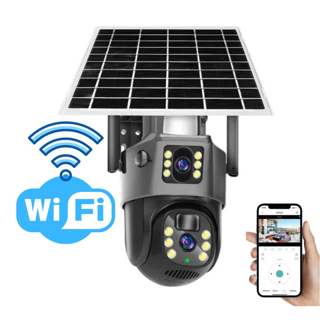 DualGuard | 4K Sicherheitskamera mit Solarpanel Decorique.de