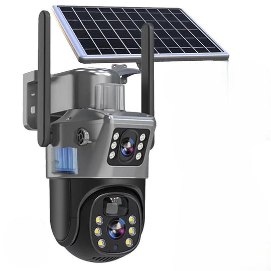 DualGuard | 4K Sicherheitskamera mit Solarpanel Decorique.de