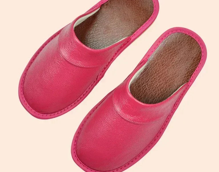 Eddie | Leder Herren Hausschuhe – Komfort & Wärme Rosa Decorique.de