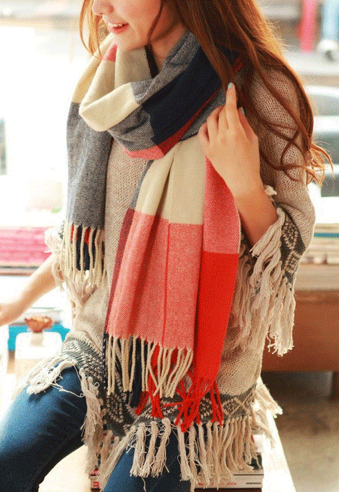 Elouise | Kaschmir Schal – Weich, Warm & Stilvolles Karomuster Decorique.de