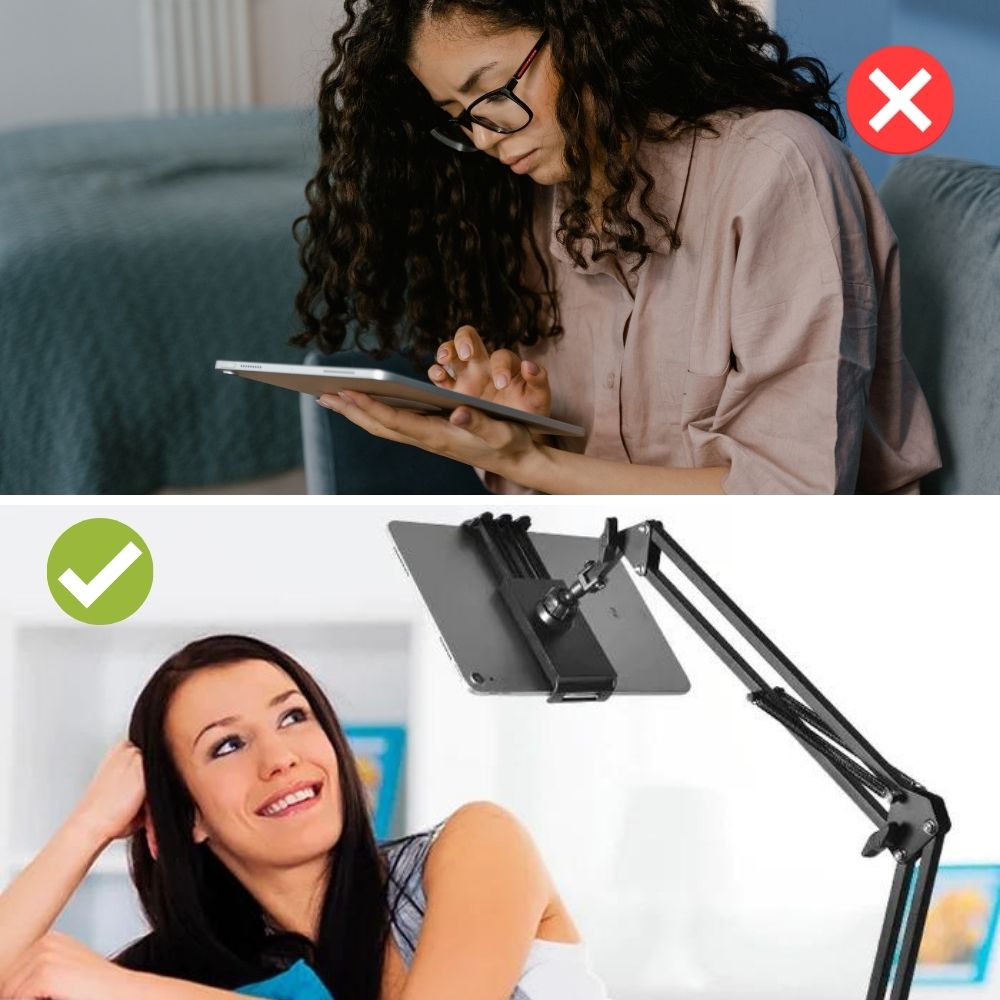 ErgoTab | Höhenverstellbarer Halter für Tablets bis 13 Zoll Decorique.de