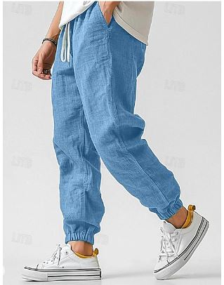 Fabio | Leichte Leinen-Cargohose | Herren Decorique.de