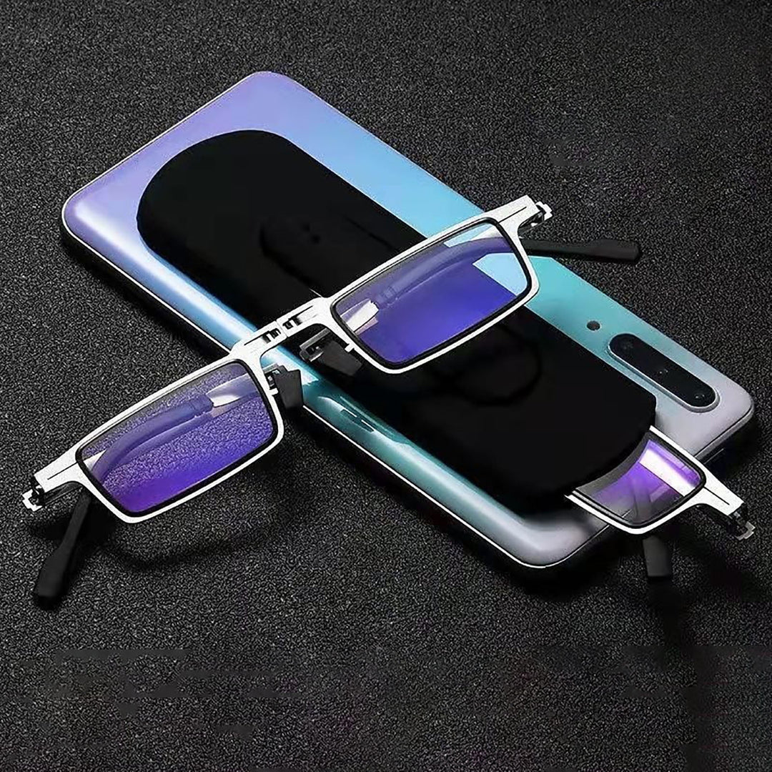 FlexiVision | Faltbare Lesebrille mit Blaulichtfilter & Titanrahmen Decorique.de