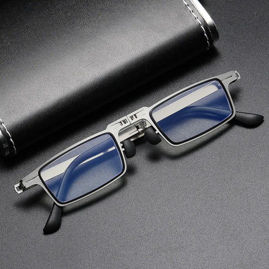 FlexiVision | Faltbare Lesebrille mit Blaulichtfilter & Titanrahmen Decorique.de