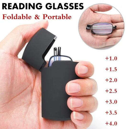 FoldGlass | Ultrakompakte Lesebrille mit Etui Decorique.de