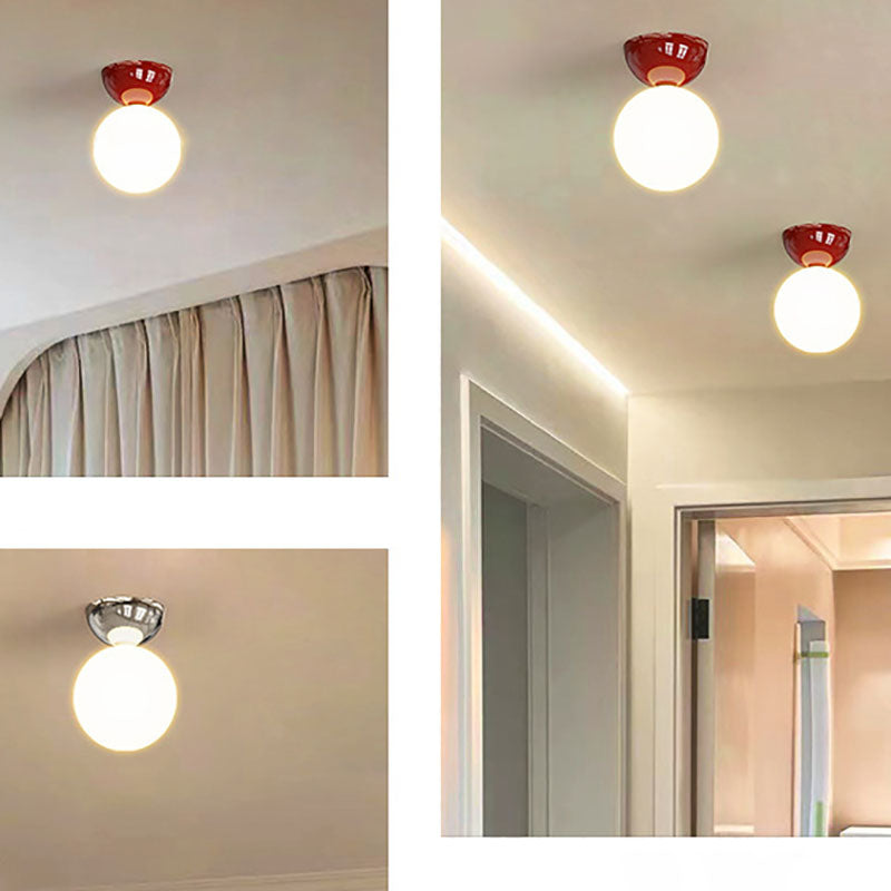 GloBello | Zeitlose Kugelleuchte aus Glas & Eisen Decorique.de