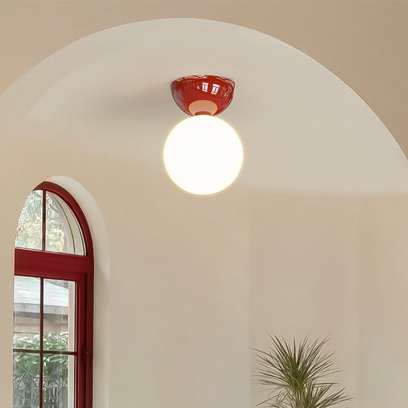 GloBello | Zeitlose Kugelleuchte aus Glas & Eisen Decorique.de