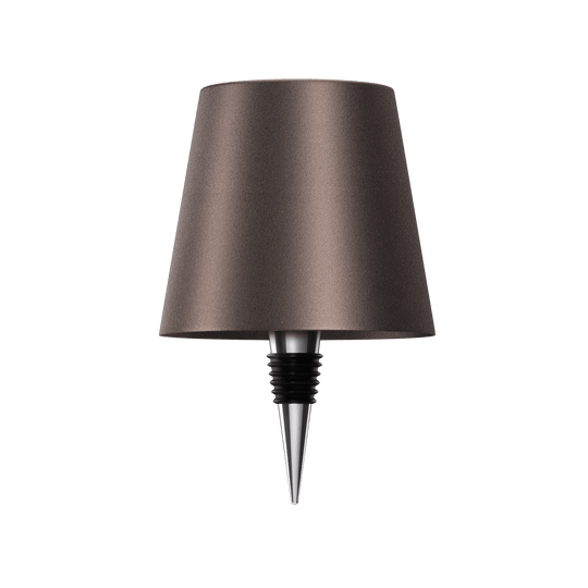GlowBottle | Nachhaltige LED-Flaschenlampe Braun Decorique.de