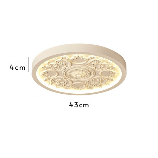 GlowMira | Moderne Harz-Deckenlampe mit variabler Lichtfarbe Decorique.de