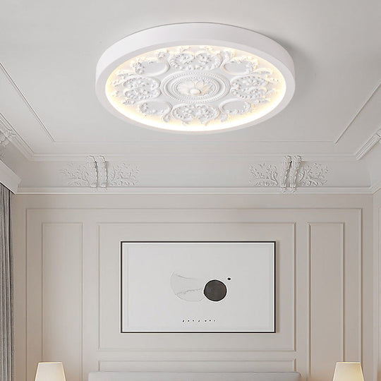 GlowMira | Moderne Harz-Deckenlampe mit variabler Lichtfarbe Weiß Decorique.de