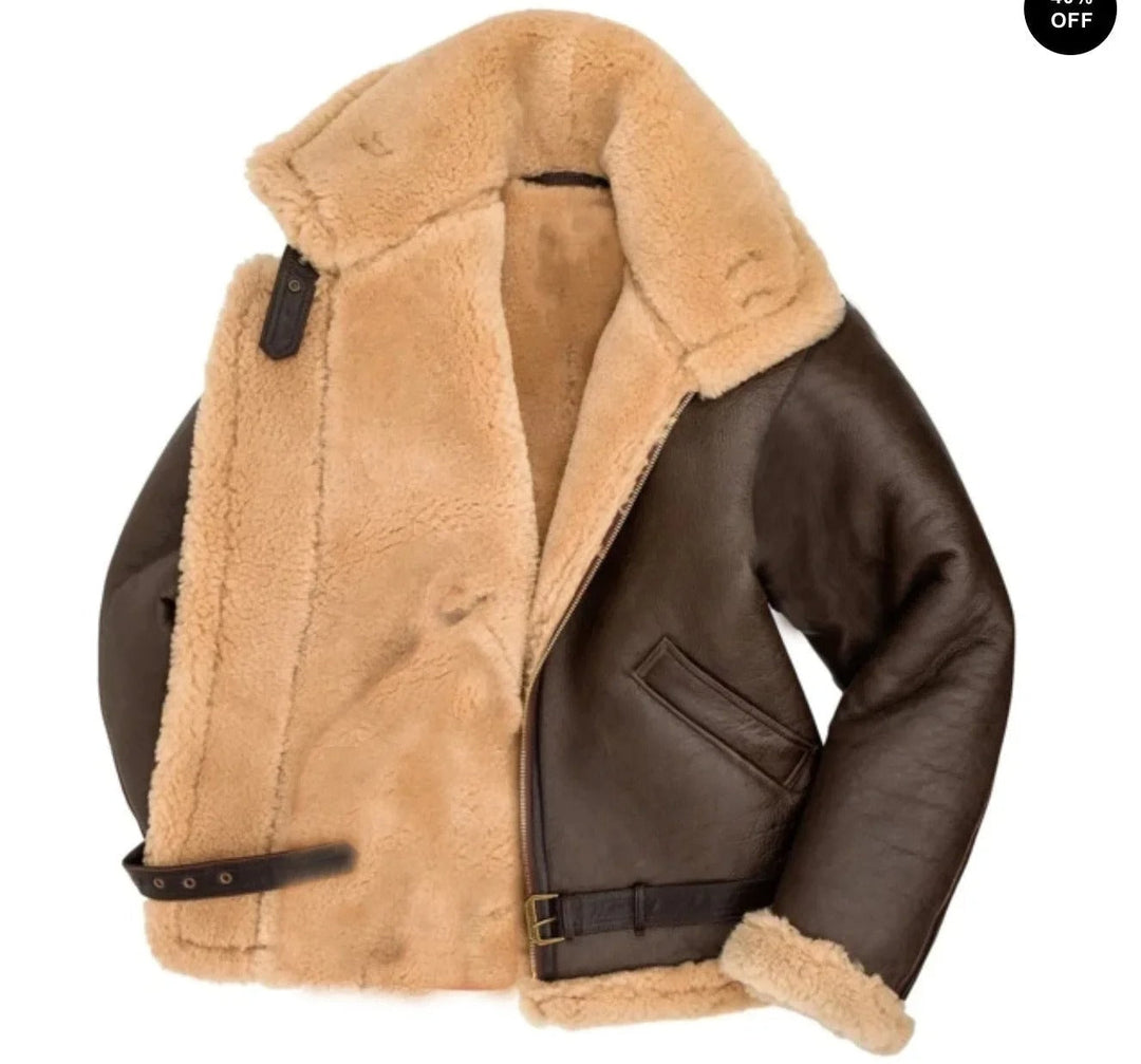 Hadrian | Pilotenjacke aus Schaffell – Luxus & Wärme Decorique.de