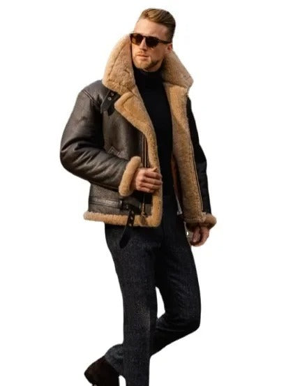 Hadrian | Pilotenjacke aus Schaffell – Luxus & Wärme Decorique.de