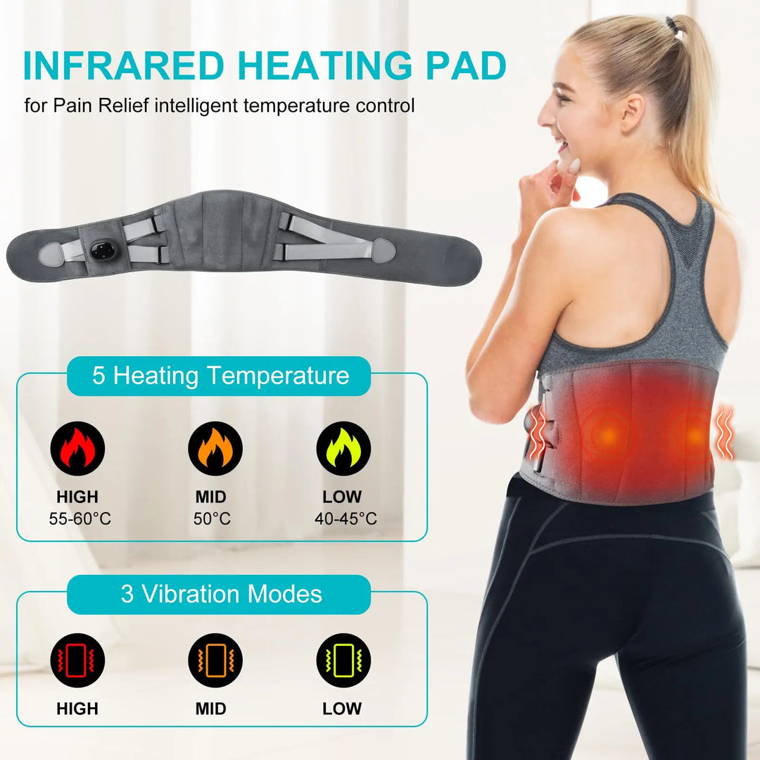 HeatRelief | Heizkissen & Massagegerät für den unteren Rücken Decorique.de
