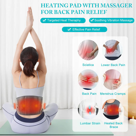 HeatRelief | Heizkissen & Massagegerät für den unteren Rücken Decorique.de