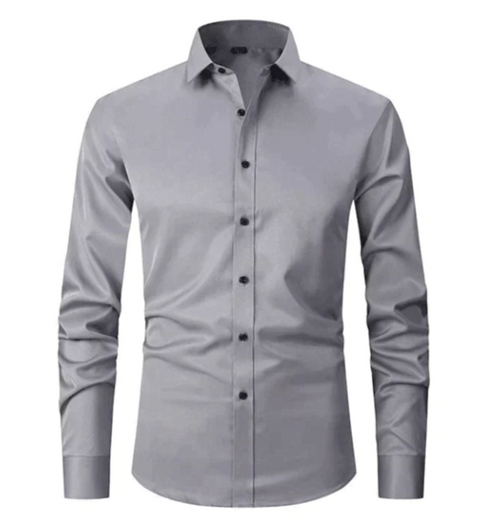 Hugo | Herren Stretch Hemd – Eleganz & Super Stretch Komfort Grau Decorique.de