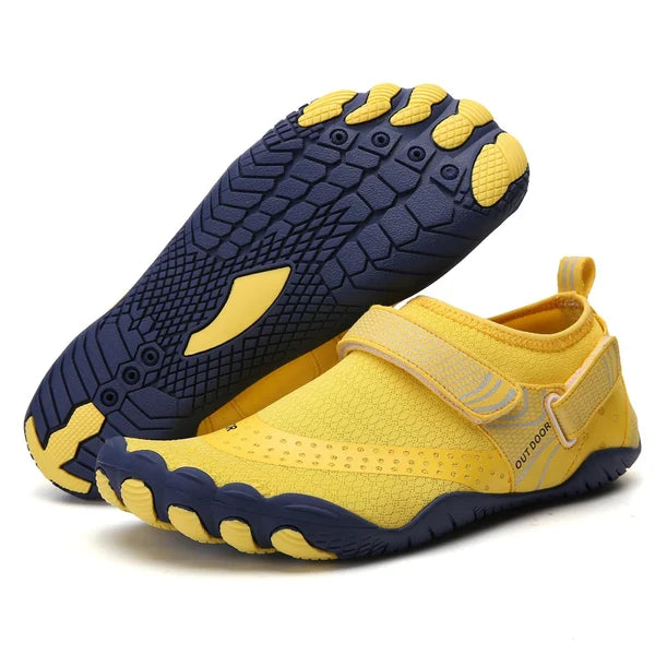 Kairo | Orthopädische Barfuß-Wasserschuhe | Herren Gelb Decorique.de