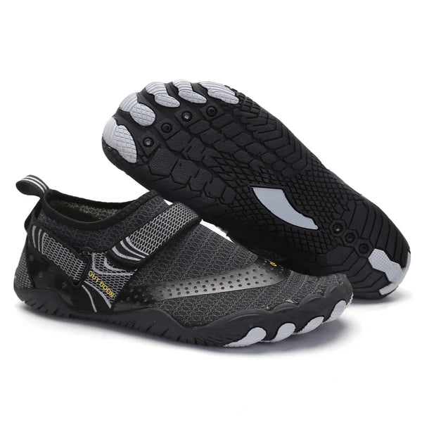 Kairo | Orthopädische Barfuß-Wasserschuhe | Herren Schwarz Decorique.de
