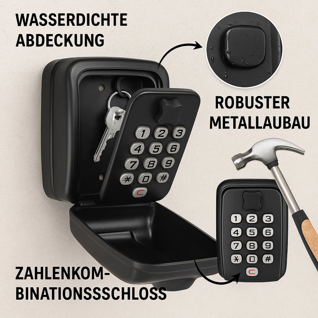KeyGuard | Outdoor-Schlüsselsafe Schlüsselbox Decorique.de