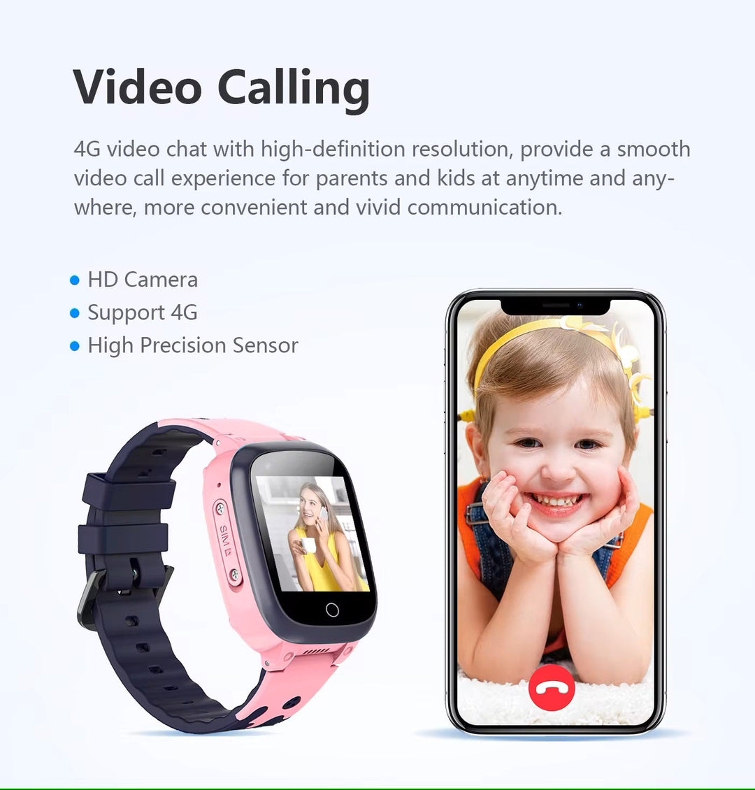 KidTrack | Smarte GPS-Uhr mit Videoanruf & Notruf Decorique.de