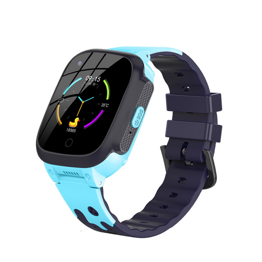 KidTrack | Smarte GPS-Uhr mit Videoanruf & Notruf Blau Decorique.de