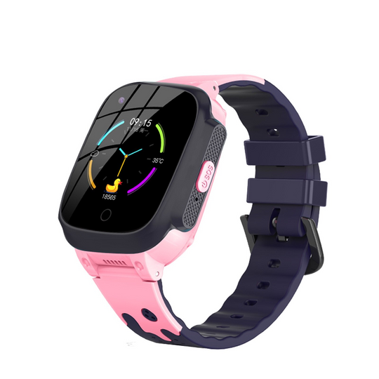 KidTrack | Smarte GPS-Uhr mit Videoanruf & Notruf Rosa Decorique.de