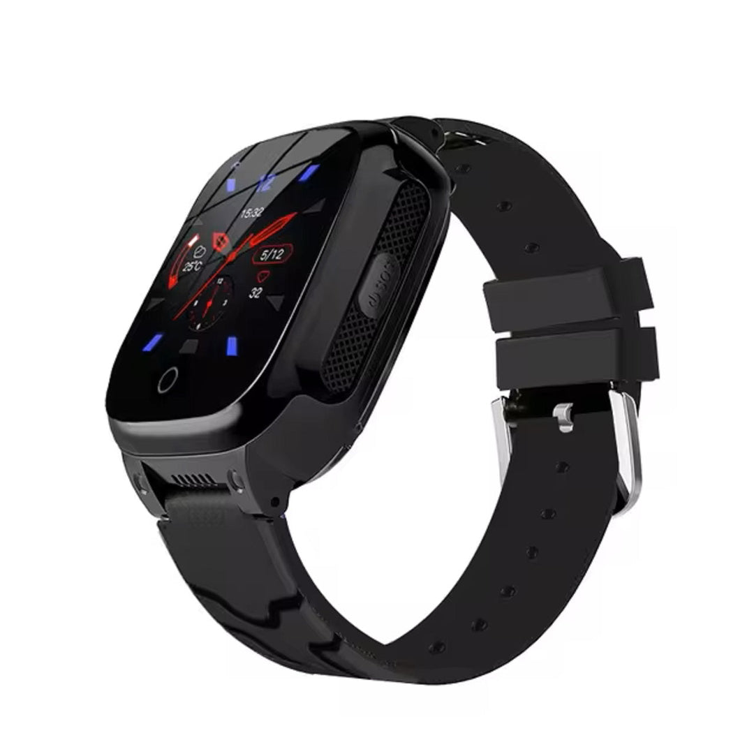KidTrack | Smarte GPS-Uhr mit Videoanruf & Notruf Schwarz Decorique.de