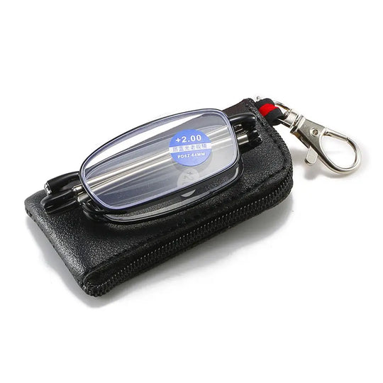 LiteFold | Elegante, faltbare Lesebrille mit Etui B-Schwarz Decorique.de
