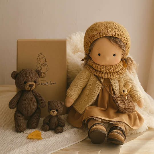 LittleCarol | Handgemachte Waldorf-Puppe – Sanft, Waschbar & Langlebig Decorique.de