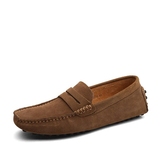 Lorenzo | Zeitloser Luxus & Komfort-Slipper | Herren Khaki Decorique.de