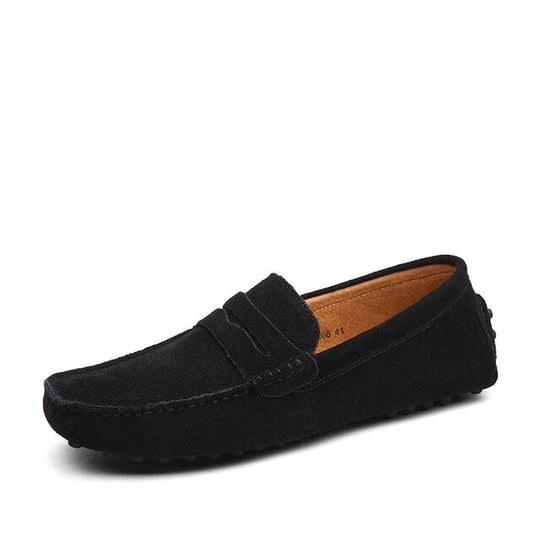 Lorenzo | Zeitloser Luxus & Komfort-Slipper | Herren Schwarz Decorique.de