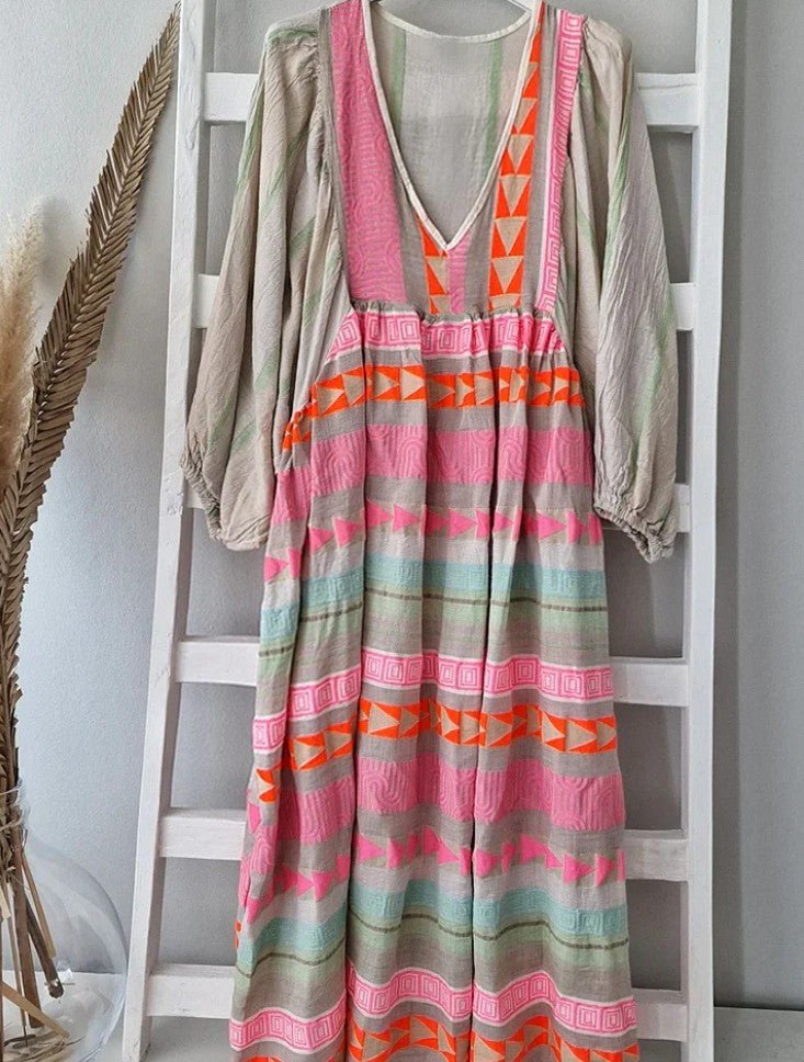 Lotta | Damen Abend Langarmkleid | Maxi Decorique.de
