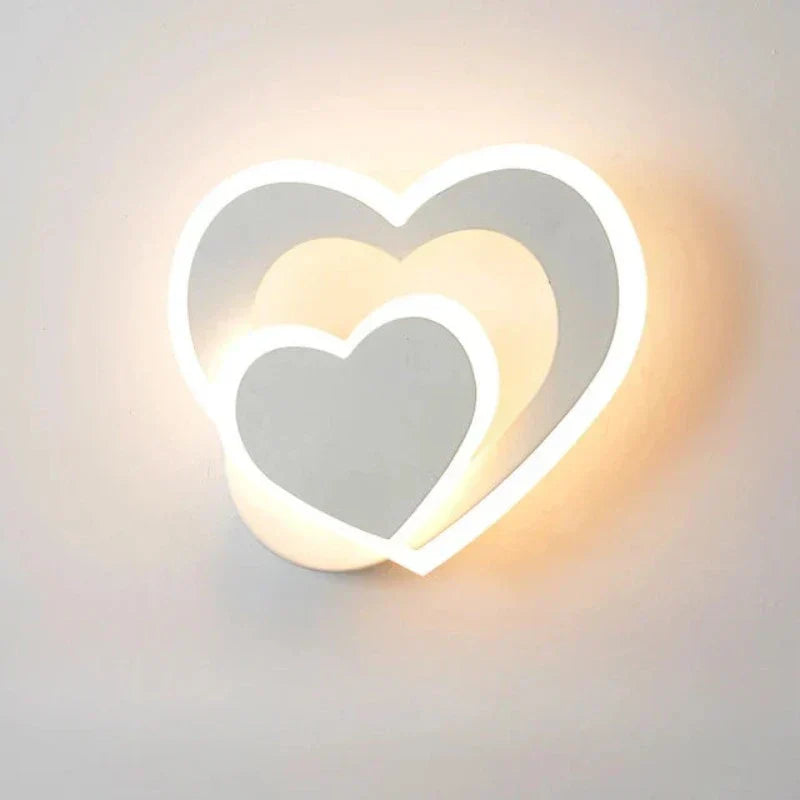 LoveLumina | Wandleuchte – Ein romantisches Herz-Design für Ihr Zuhause Herzformig - rechts Decorique.de