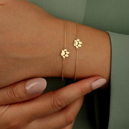 LovePaw | Personalisiertes Armband - Feiern Sie die Bindung zu Ihrem Haustier Rosagold Decorique.de