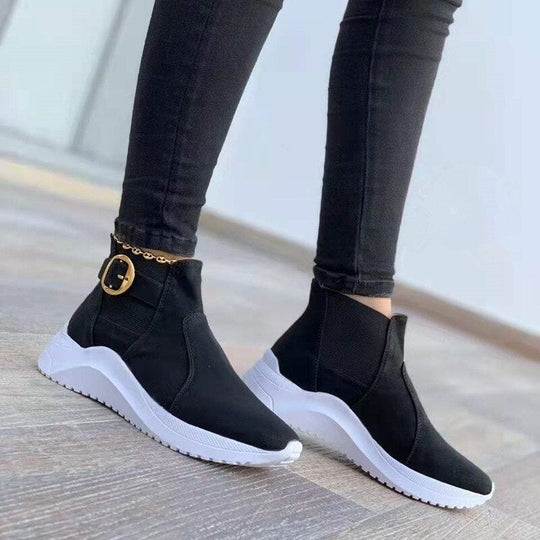 Lucia | Orthopädische Komfort-Sneaker | Damen Schwarz Decorique.de