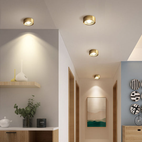 LumaCopper | Ultraflache LED-Deckenleuchte aus Vollkupfer Decorique.de