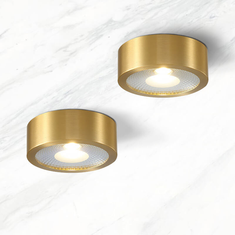 LumaCopper | Ultraflache LED-Deckenleuchte aus Vollkupfer 230V Decorique.de
