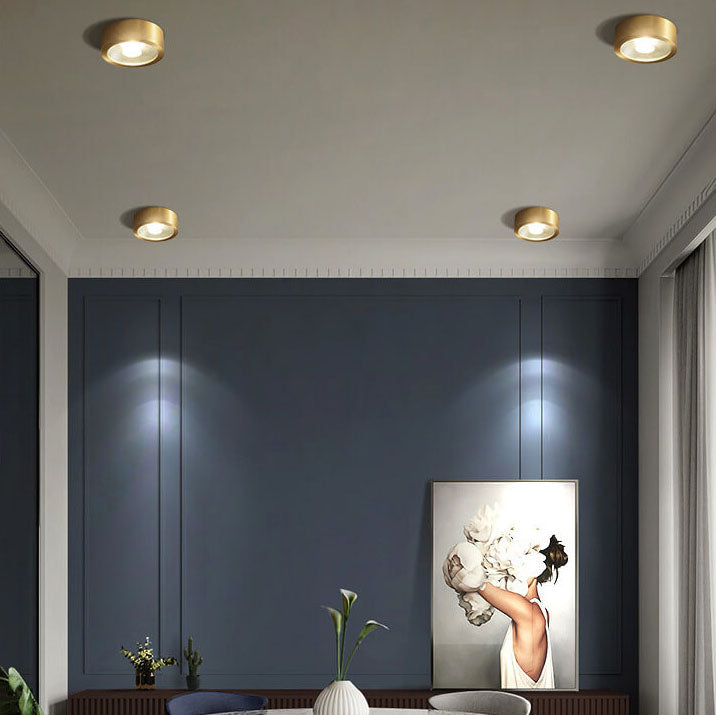 LumaCopper | Ultraflache LED-Deckenleuchte aus Vollkupfer Decorique.de