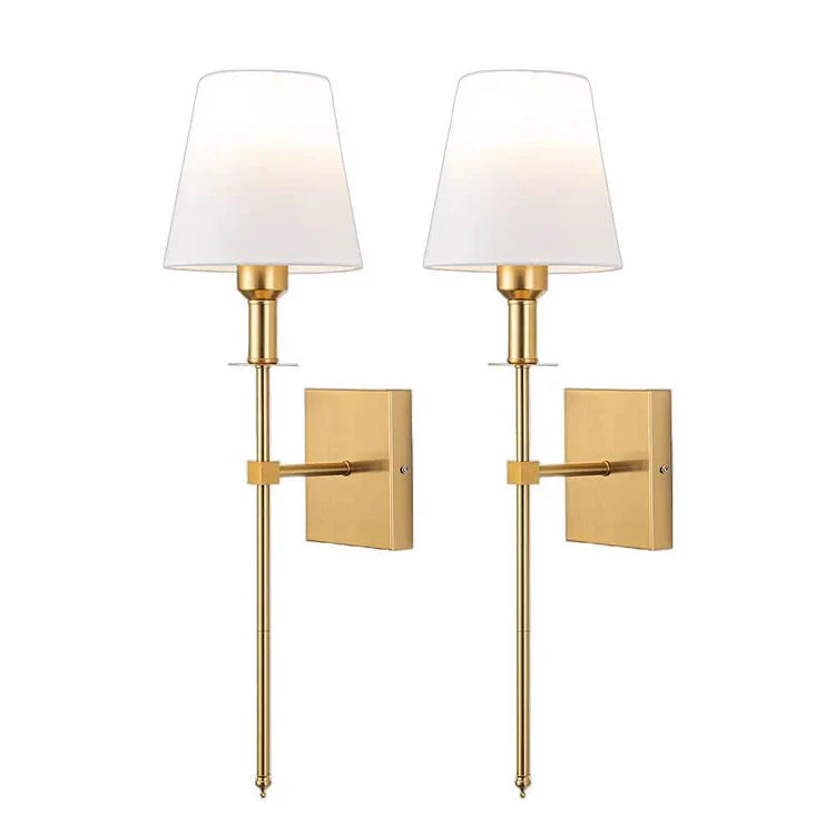 LumaFree | Wiederaufladbare drahtlose Wandleuchte (2 Packs) Gold Decorique.de