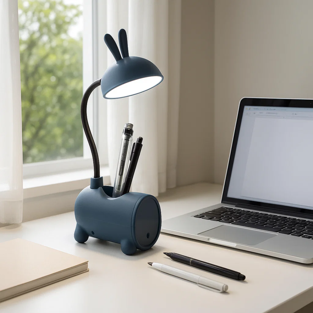 LumoBun | Kreative LED Tischlampe mit Stifthalter Decorique.de
