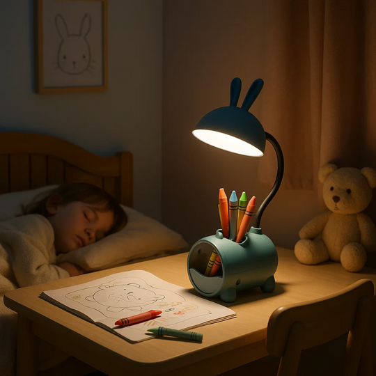 LumoBun | Kreative LED Tischlampe mit Stifthalter Decorique.de