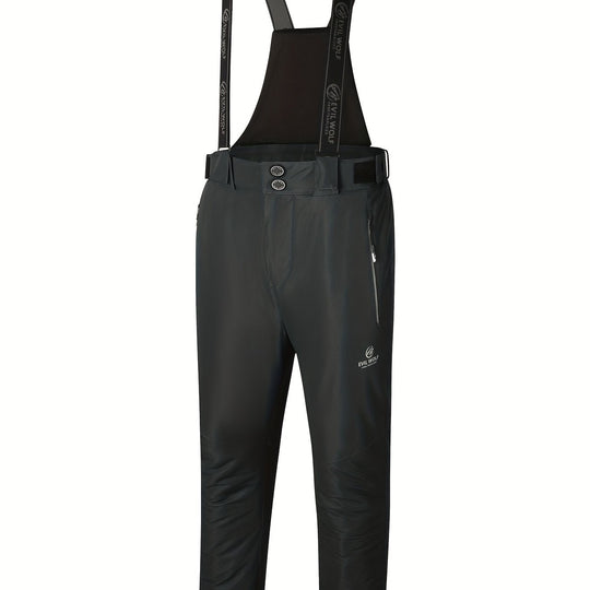 Matthias | Herren Thermo-Skihose – Mit Abnehmbaren Hosenträgern Grau Decorique.de
